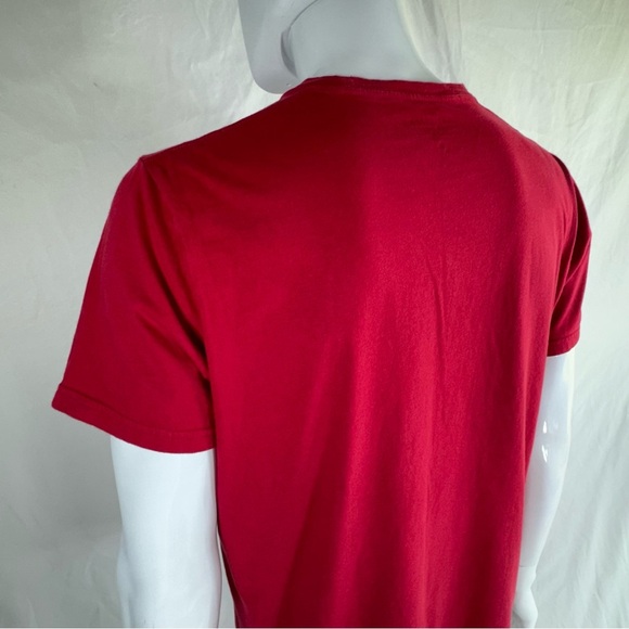 Hollister Men’s Basic Red Flying Seagull Short Sleeve Tee - Picture 3 of 5